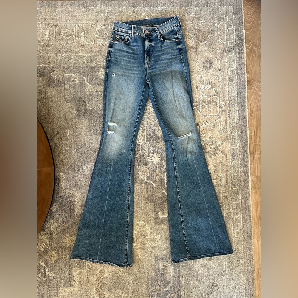 Mother flare denim